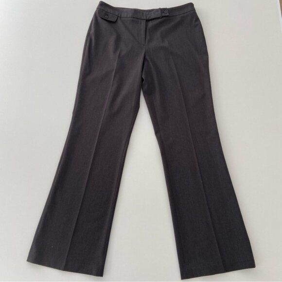 Bianca Nygard trousers pants grey wool blend contemporary high rise wide legs 12 - Picture 10 of 10